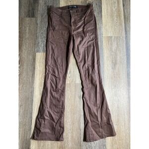 Veronica Beard Beverly Skinny Flare Jeans Womens 28 Brown Excellent High Rise